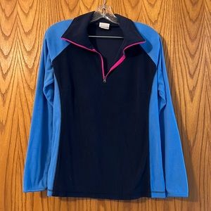 Columbia Size Large Quarter Zip Pullover